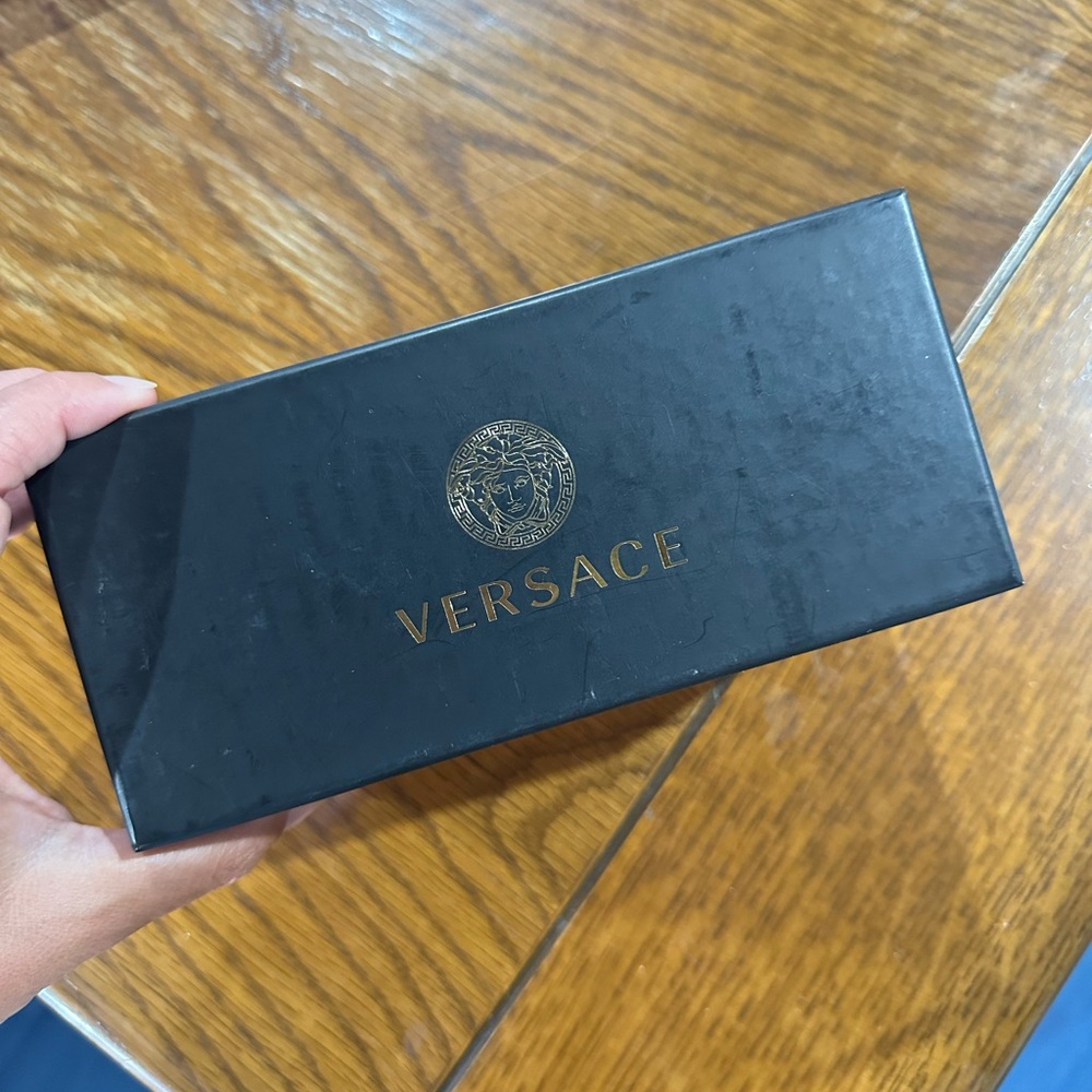 Versace Black Gift Box with Gold Logo